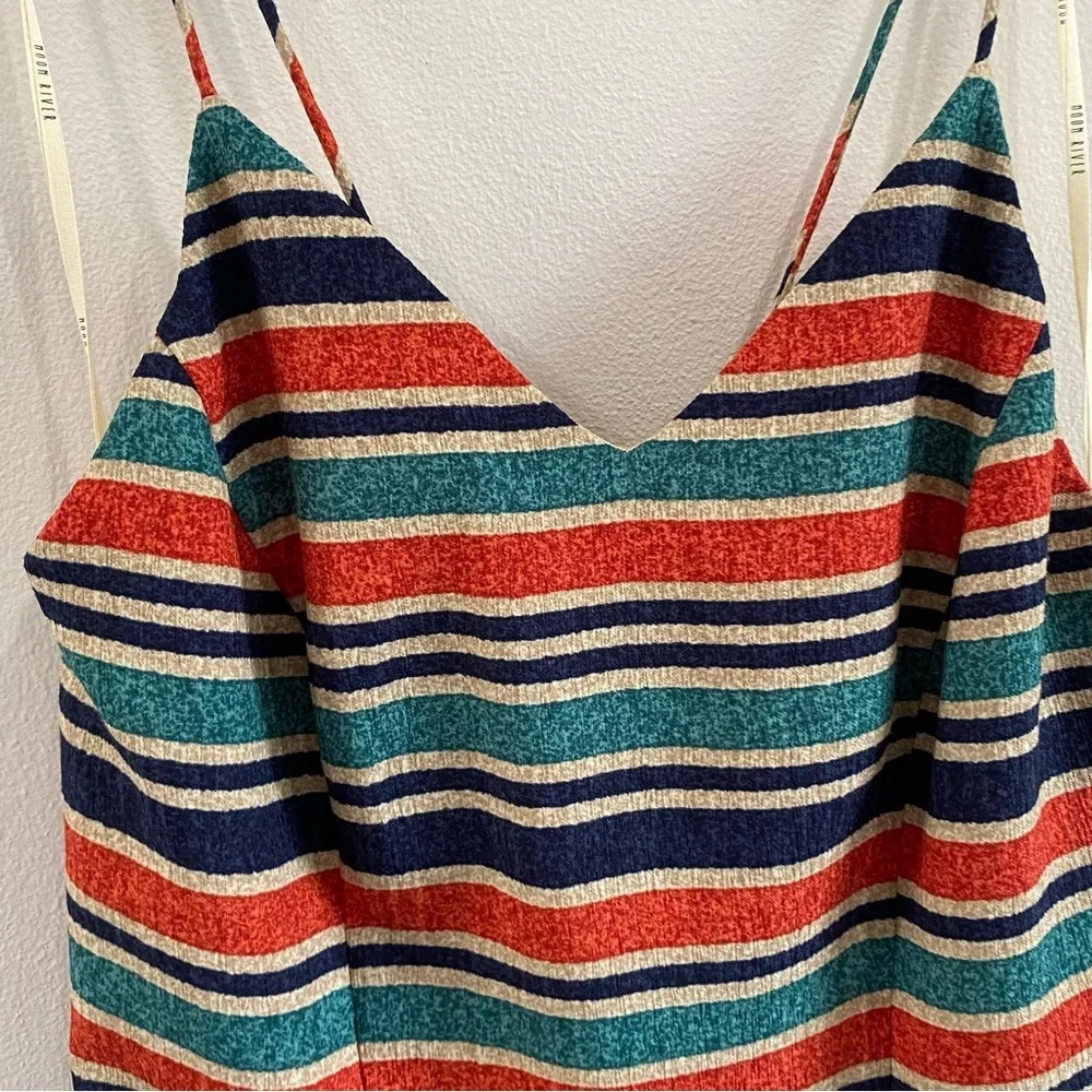 Anthropologie Moon River Midi Side Slits Dress - Picture 4 of 10